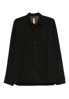 Layer Zero button-detail long-sleeve shirt - Black