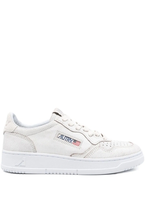 Autry Medalist perforated leather sneakers - Neutrals