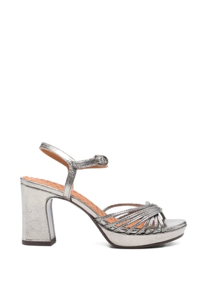 Chie Mihara metallic-effect strappy sandals - Silver