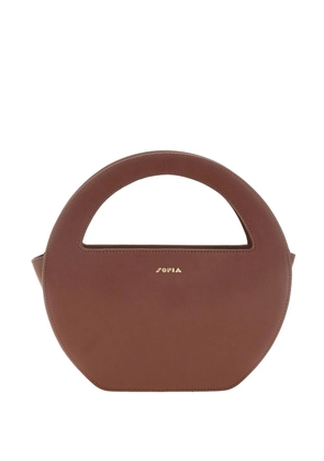 SOFIA round tote bag - Brown