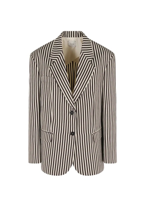 Alysi striped blazer - White
