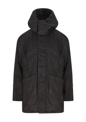 Massimo Osti Studio hooded patch-pocket jacket - Black
