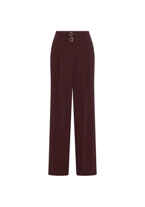 Marella double-buckle trousers - Purple