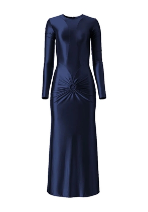 MOOS STUDIO Lunar long-sleeve maxi dress - Blue