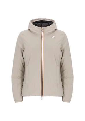 K-Way Lily logo-detail padded jacket - Neutrals