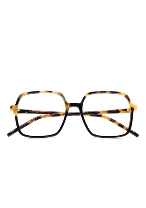 Kaleos Sweet tortoiseshell square-frame glasses - Brown