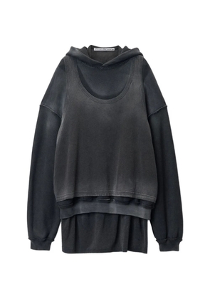 Alexander Wang long-sleeve hoodie - Grey
