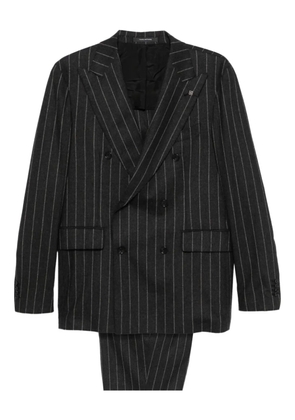Tagliatore pinstripe double-breasted suit - Grey