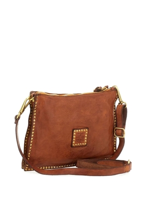 Campomaggi Kura studded shoulder bag - Brown