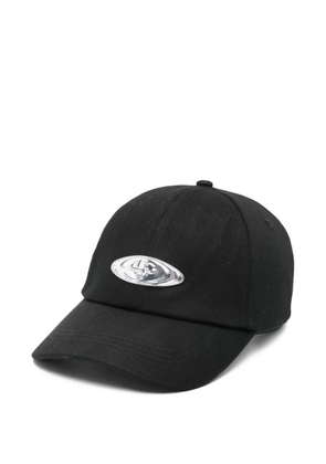 Casablanca warped-logo baseball cap - Black