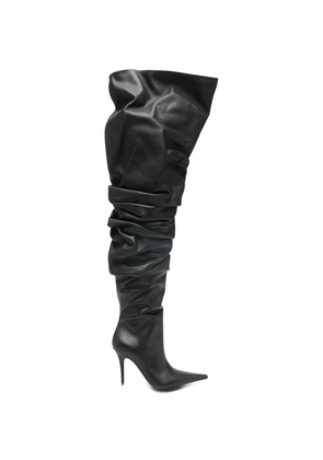 Amina Muaddi Anok thing-high heeled boots - Black