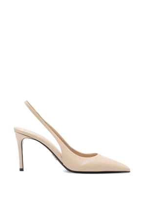 Prada calf leather heel pumps - Neutrals