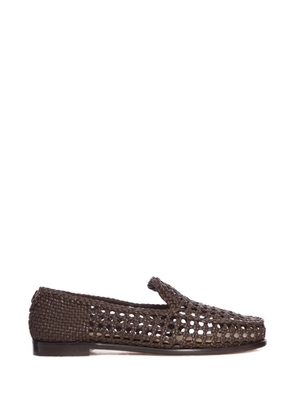 DRAGON DIFFUSION perforated-pattern loafers - Brown