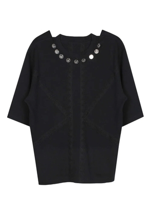 Youths In Balaclava coin-trim T-shirt - Black