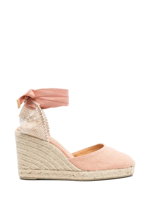 Castañer tie ankle espadrilles - Pink
