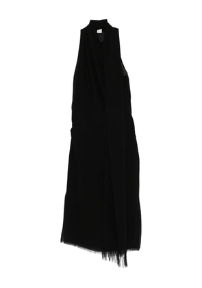 TOTEME draped fringed skirt - Black