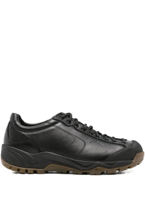 Diemme leather panelled sneakers - Black