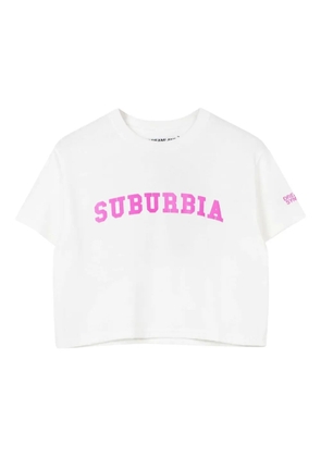 Dreamland Syndicate Suburbia cropped T-shirt - White