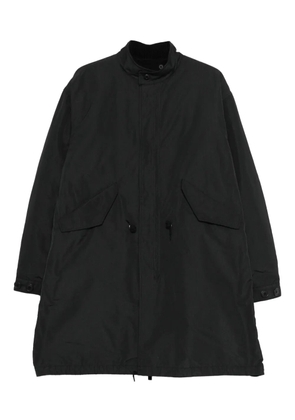 Snow Peak button pocket coat - Black