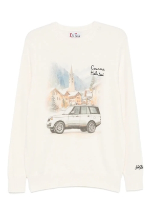 MC2 Saint Barth logo-embroidery sweatshirt - White