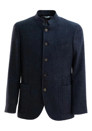 Boglioli button mandarin jacket - Blue