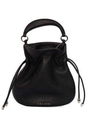 Orciani drawstring-fastening tote bag - Black
