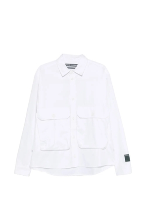 Reese Cooper cargo button cotton shirt - White
