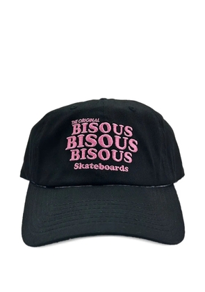 Bisous Skateboards Grease embroidered baseball cap - Black