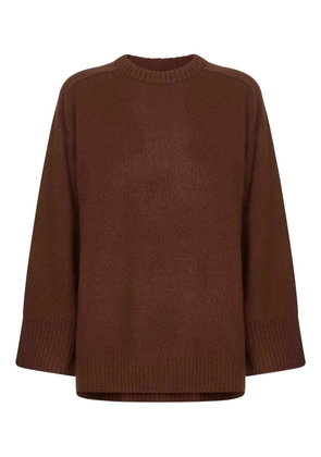 LouLou de Saison wide-cuff cashmere sweater - Brown