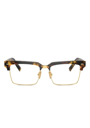 Miu Miu Eyewear geometric-frame sunglasses - Brown