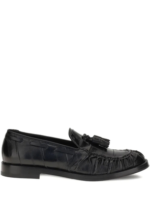 Fratelli Rossetti quilted tassel loafers - Black