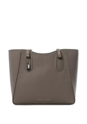 Marc Jacobs padlock-embellishment leather tote bag - Grey