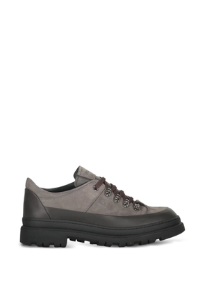 Moorer Roque leather lace-up hiking boots - Grey