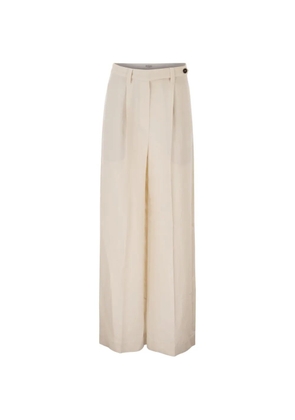 Brunello Cucinelli double pleats tailored trousers - Neutrals