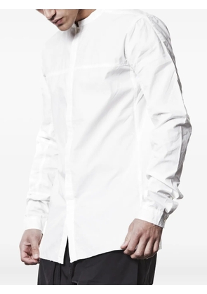 Thom Krom Mandarin-collar long-sleeve shirt - White