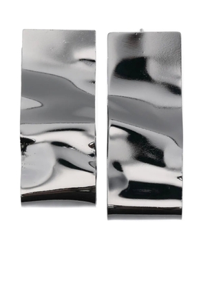 Peserico rectangle earrings - Silver