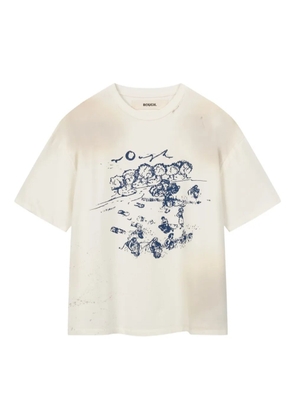 ROUGH. graphic-print T-shirt - White