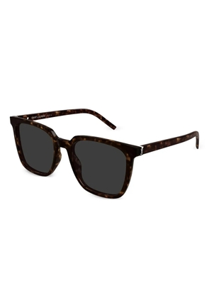 Saint Laurent Eyewear square-frame sunglasses - Brown