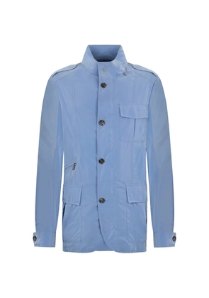 Moorer Porto buttoned jacket - Blue