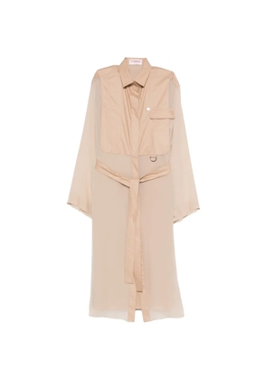 Iceberg belt dress - Brown