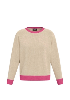 Marella crew-neck long-sleeve sweater - Neutrals
