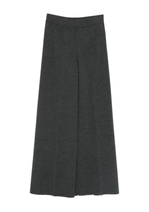 Gran Sasso wool wide-leg trousers - Grey