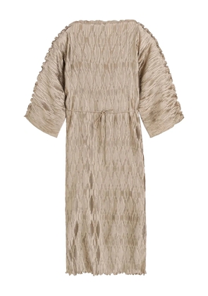 By Malene Birger Tralaido pleated maxi dress - Neutrals
