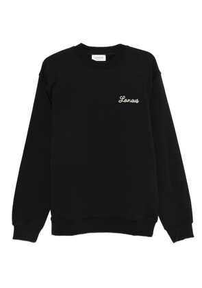 Laneus logo-embroidered sweatshirt - Black