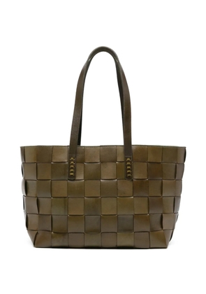 DRAGON DIFFUSION woven tote bag - Green