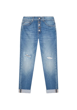 DONDUP distressed buttoned jeans - Blue