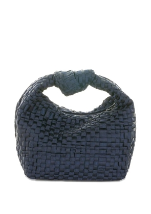 Maria La Rosa mini Datolite woven-texture shoulder bag - Blue