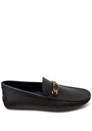 Tod's City Gommino chain-detail loafers - Black