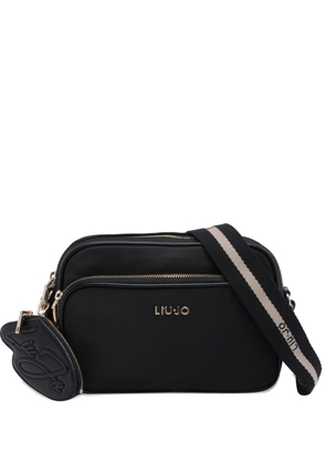 LIU JO logo-detail zip-fastening cross body bag - Black