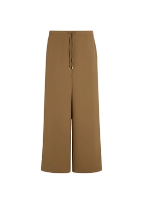 Max Mara Mstcorone drawstring palazzo pants - Brown